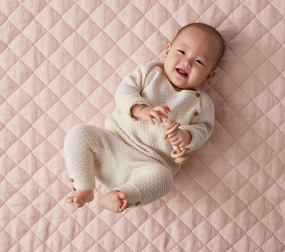 Flax linen baby bedding clearance